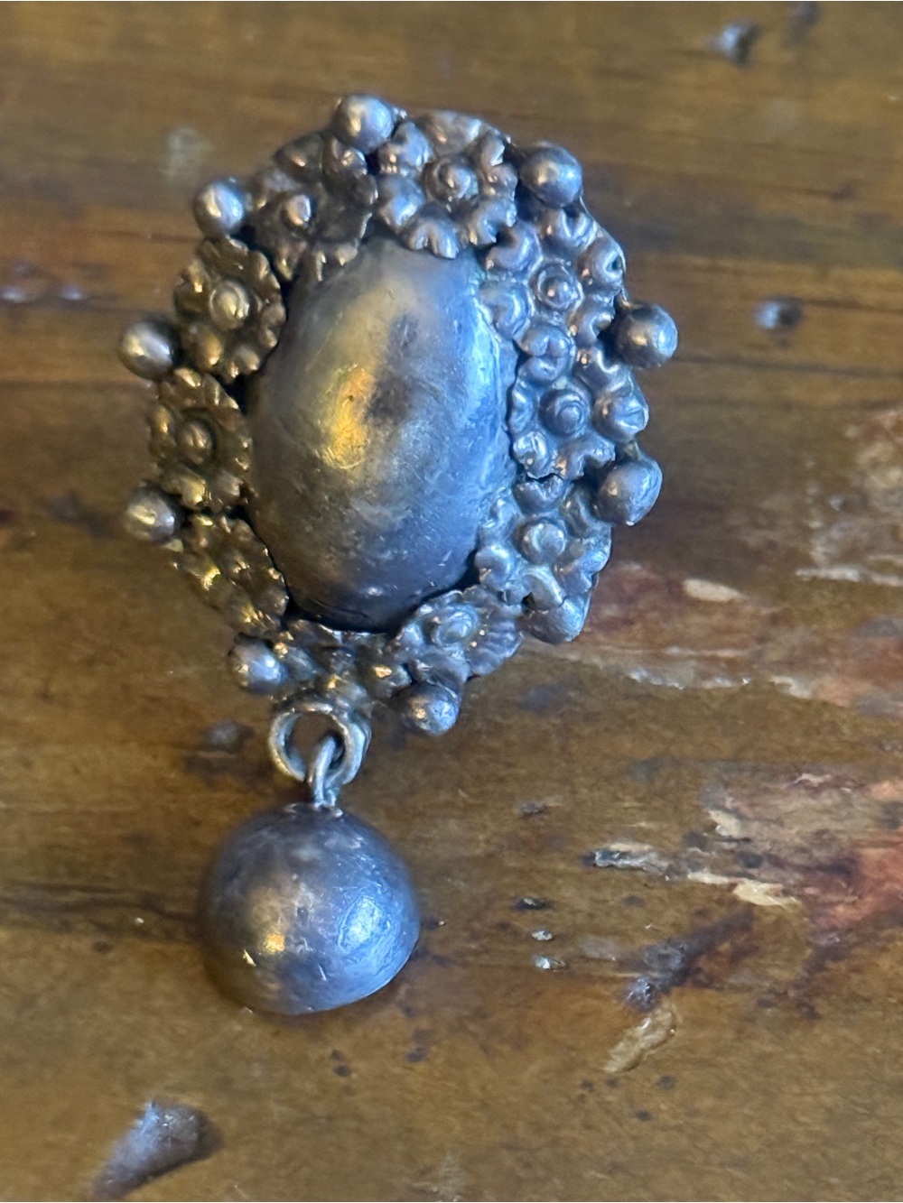 Taxco Artisan Mexico Sterling Silver Floral Ovals Necklace Bracelet Earring Set - Picture 14 of 15